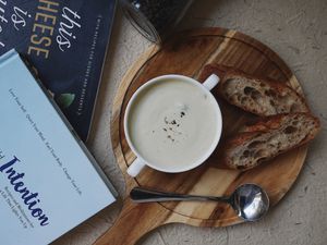 Creamy mushroom soup at Au-Vert in Nanning