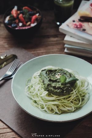 Zucchini noodles  at Au-Vert in Nanning