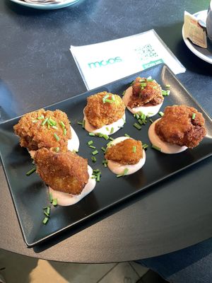 Cauliflower wings  at Moos Ibiza in Ibiza