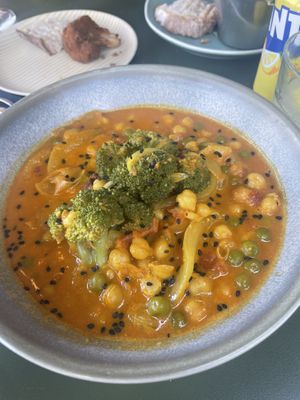 Yellow Thai Curry   at Moos Ibiza in Ibiza
