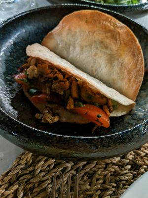 Cauliflower tacos at Folia - Four Seasons Resort in Dubai