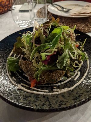 Avocado dukkah salad at Folia - Four Seasons Resort in Dubai