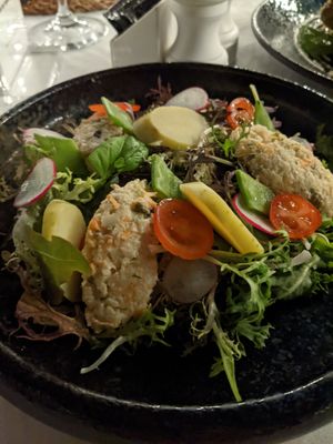 Heart of palm nicoise salad at Folia - Four Seasons Resort in Dubai