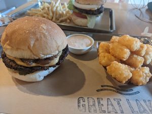 Michigan burger at Great Lakes in Tokyo