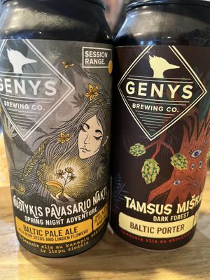 Lithuanian beer  at Great Lakes in Tokyo