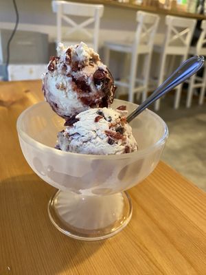 Cherry chip ice cream  at Great Lakes in Tokyo
