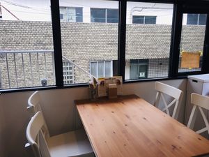 The 4-person table  at Great Lakes in Tokyo