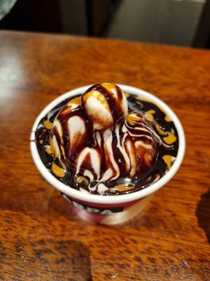 Peanut Butter Cup Cake at Dirty Vegan in West London