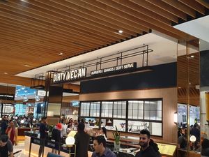 At Balcony, Westfield London at Dirty Vegan in West London
