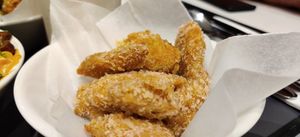 Chicken nuggets at Dirty Vegan in West London