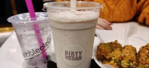 Milkshake at Dirty Vegan in West London