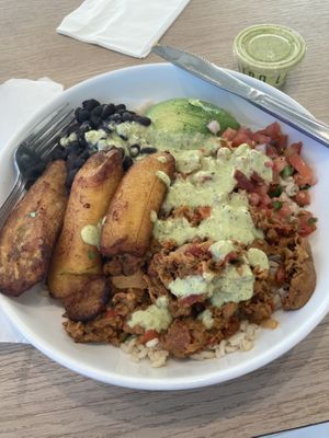 Miami Vegan bowl w/ cilantro lime dressing  at Carrot Express - North Beach in Miami Beach
