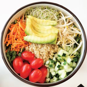 Teeka Salad at Carrot Express in Aventura