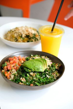 Sausage Vegan Bowl at Carrot Express in Aventura