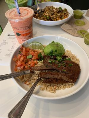 Impossible Burger Bowl at Carrot Express in Coral Gables