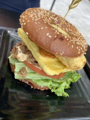 Ultimate Bagel Sandwich  at Copper Branch in Portland
