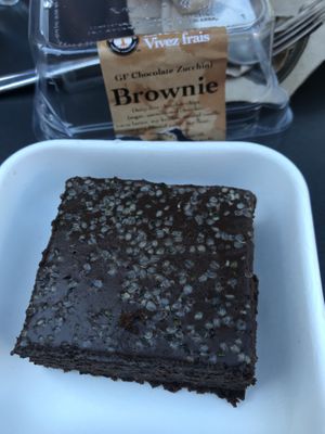 Zucchini brownie at Copper Branch in Portland