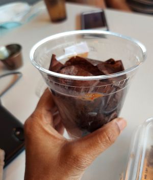 Cinnamon coffee muffin at Copper Branch in Portland