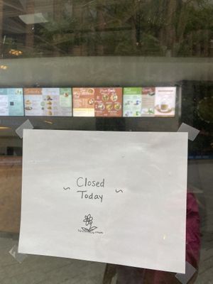Closed temporarily according to Google and sign out front 9/19/2022  at Copper Branch in Portland