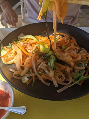 Vegan rice noodle at Dao Vietnamese Street Food in Athens