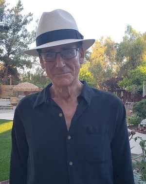 Dr. John in the garden. at Dr. John's Nutrition Health in Wildomar