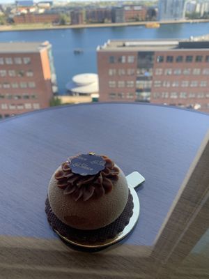 I had the cake vega back at our hotel. It was insanely good. I've never had a cake like it!   at La Glace in Copenhagen