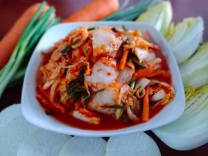 Vegan KimJi at Horizon Cafe in Koh Samui