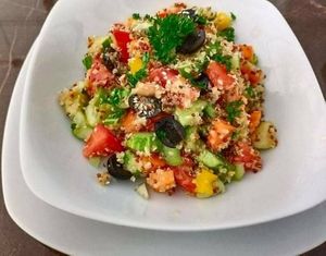 Quinoa salad at Horizon Cafe in Koh Samui