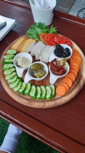 Cheese platter at Horizon Cafe in Koh Samui