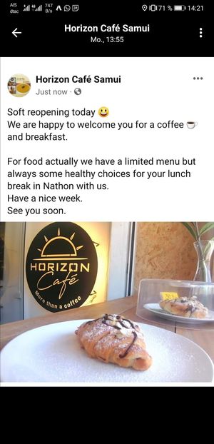  at Horizon Cafe in Koh Samui