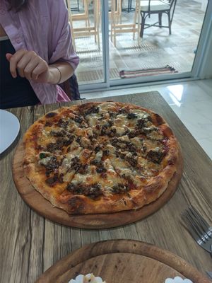 Krapao Pizza  at Horizon Cafe in Koh Samui