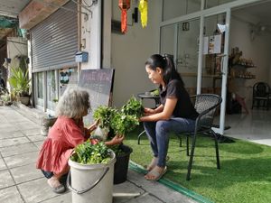 We support local community  at Horizon Cafe in Koh Samui