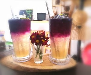 We offer a large choice of organic coffees and teas at Horizon Cafe in Koh Samui