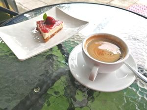 Organic arabica 100% medium roast at Horizon Cafe in Koh Samui