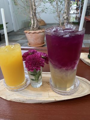 Butterfly Pee Tea at Horizon Cafe in Koh Samui