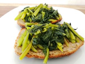 Bruschetta Green at Horizon Cafe in Koh Samui