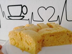 Vegan orange ciambellone at Horizon Cafe in Koh Samui