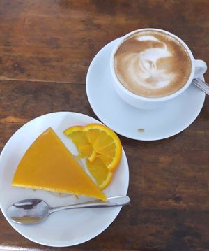 Orange cake at Horizon Cafe in Koh Samui