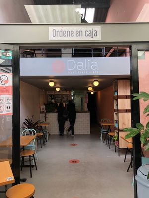 Mostrador / Counter at Dalia Plant Power Mex in Bogota