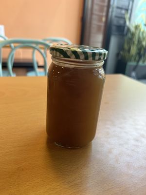 Tamarind juicee #Veganuary at Dalia Plant Power Mex in Bogota