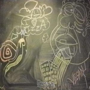 Bathroom Wall at Pizza Guru in Santa Barbara