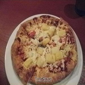 Yummy Vegan Pizza! at Pizza Guru in Santa Barbara