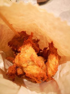 Vegan chicken at Utopia - Raine Square in Perth