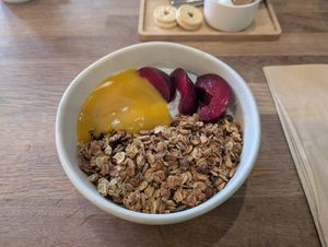 Granola Bowl at Mr Cooper's Coffee House in Whitby