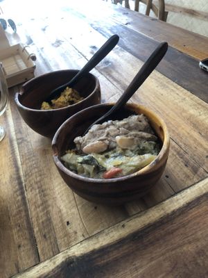 Rice bowl and mago tofu protein at ENI - Soul Kitchen in Palawan