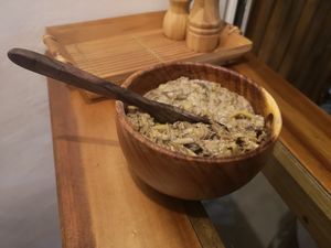 Moringa and Banana Heart at ENI - Soul Kitchen in Palawan