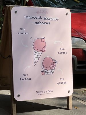   at Nieve de Olla in Mexico City