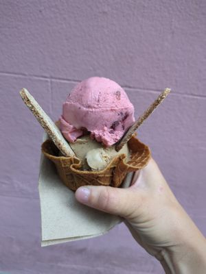 Cereza y cafe at Nieve de Olla in Mexico City