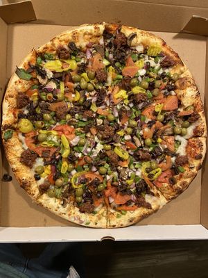 Delicious! "The Royce" .. we added impossible crumbles  at Infinitus Pie in Wheat Ridge