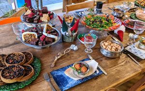 Afternoon feast instead of afternoon tea at The Allotment Club in Okehampton